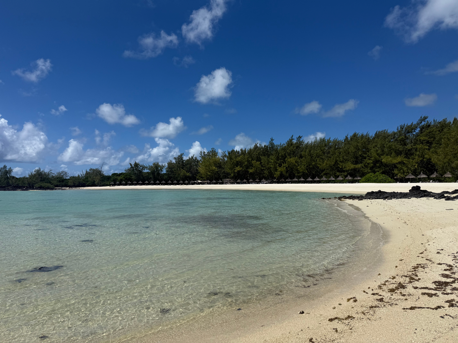 Plage et lagon de l'Île Maurice